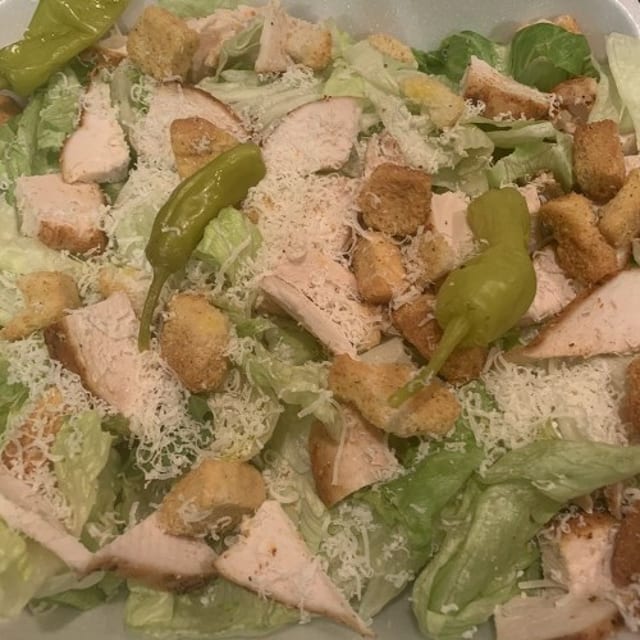 Chicken Caesar Salad.
