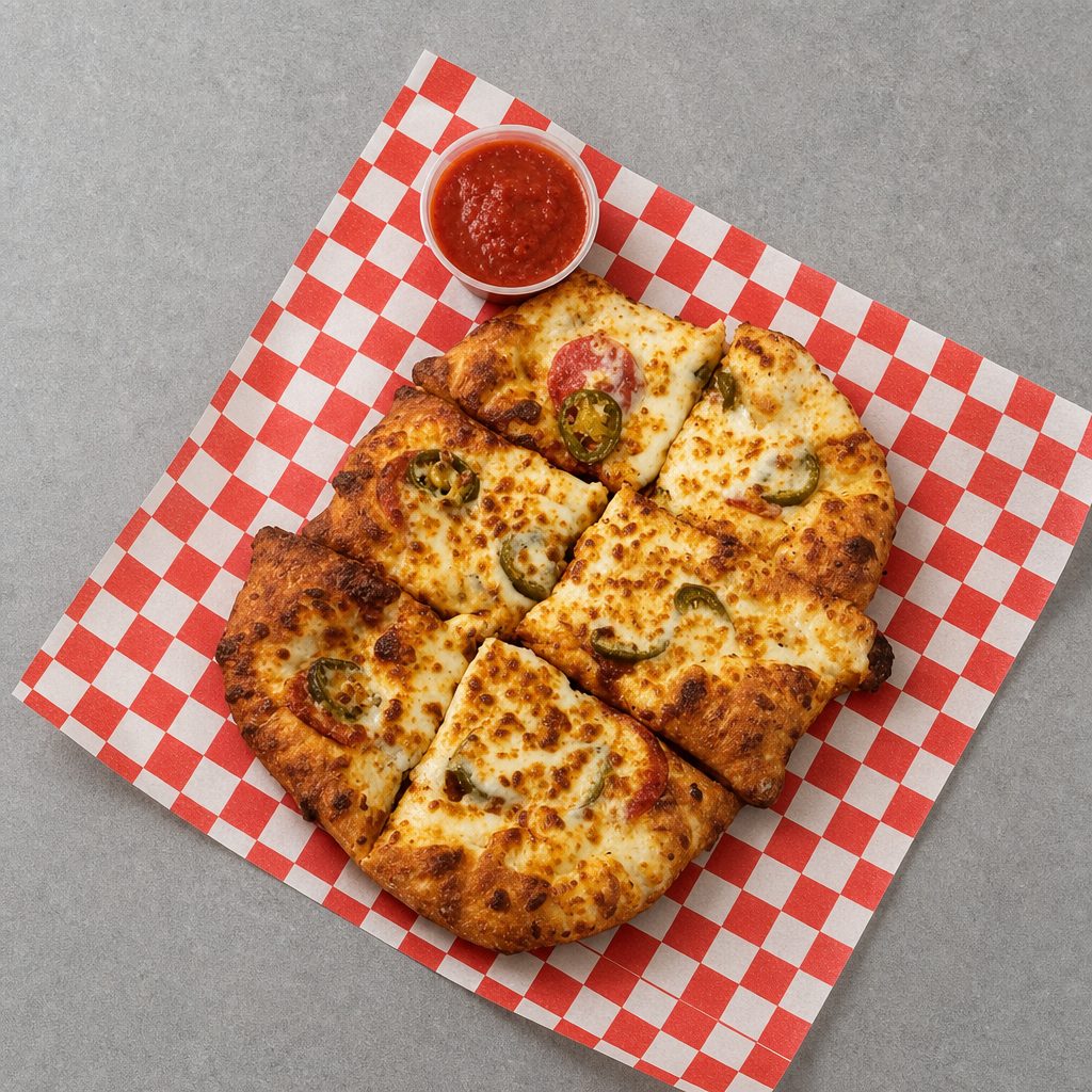 Pepperoni & Jalapeño Cheese Sticks.
