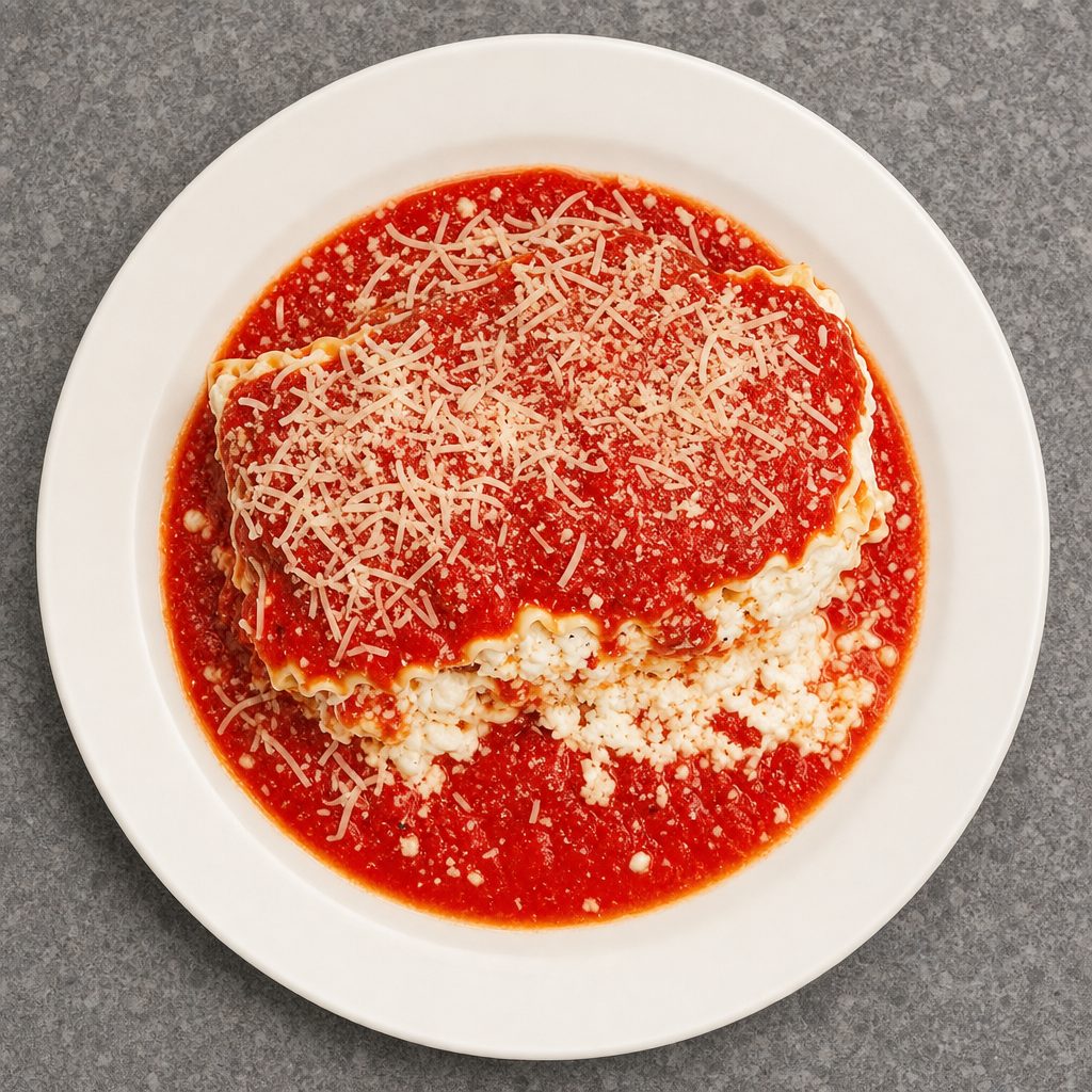 Meat Lasagna dinner.