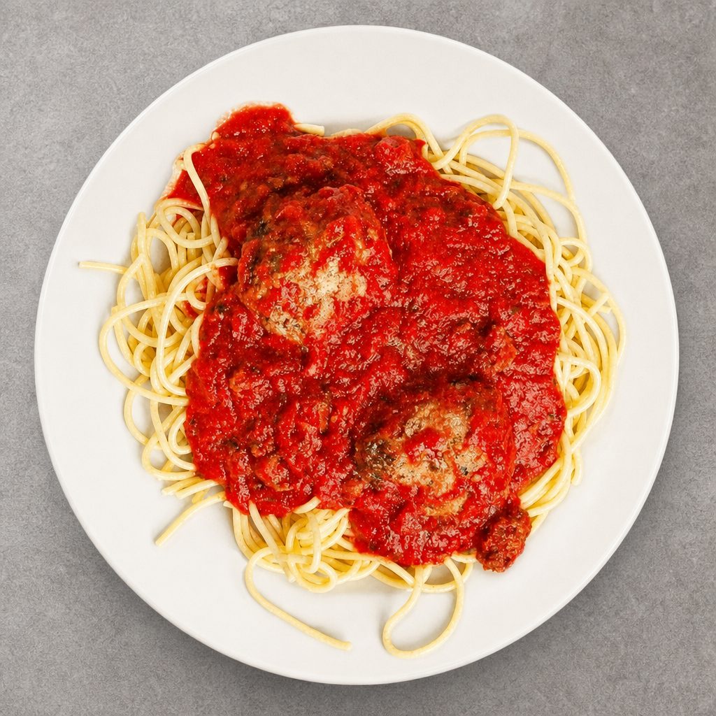A la Carte Spaghetti with Meat Sauce.