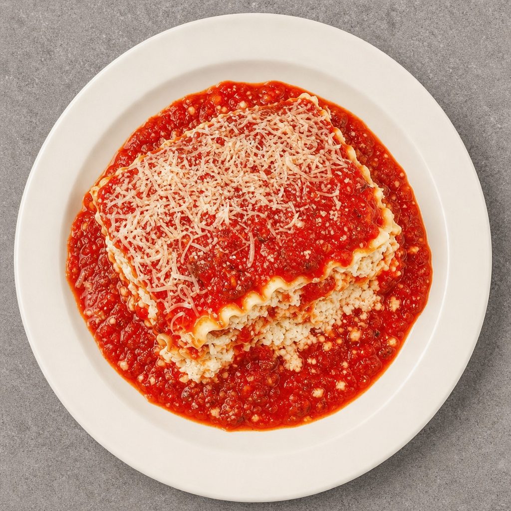 A la Carte Meat Lasagna.