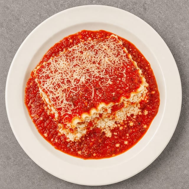 A la Carte Meat Lasagna.