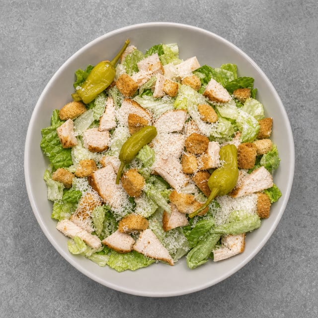 Chicken Caesar Salad.