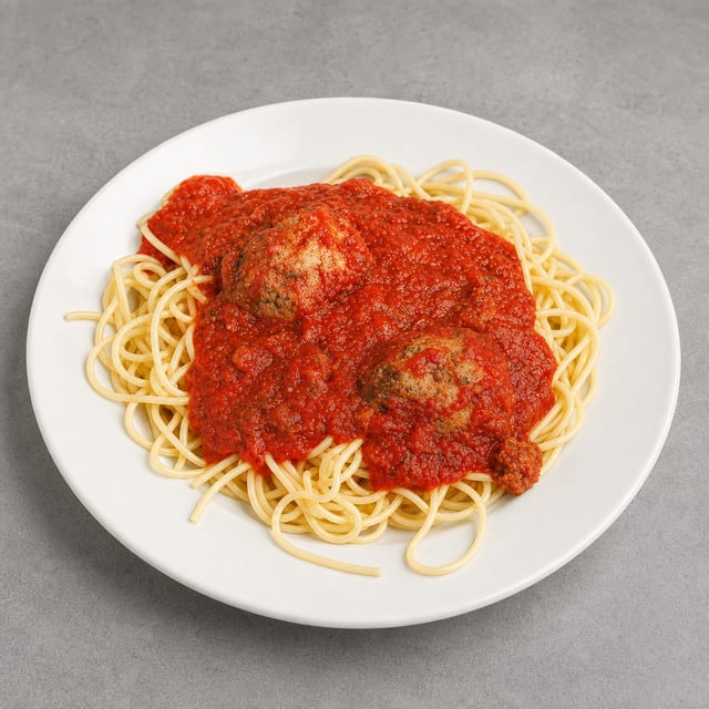 A la Carte Spaghetti with Meat Sauce.