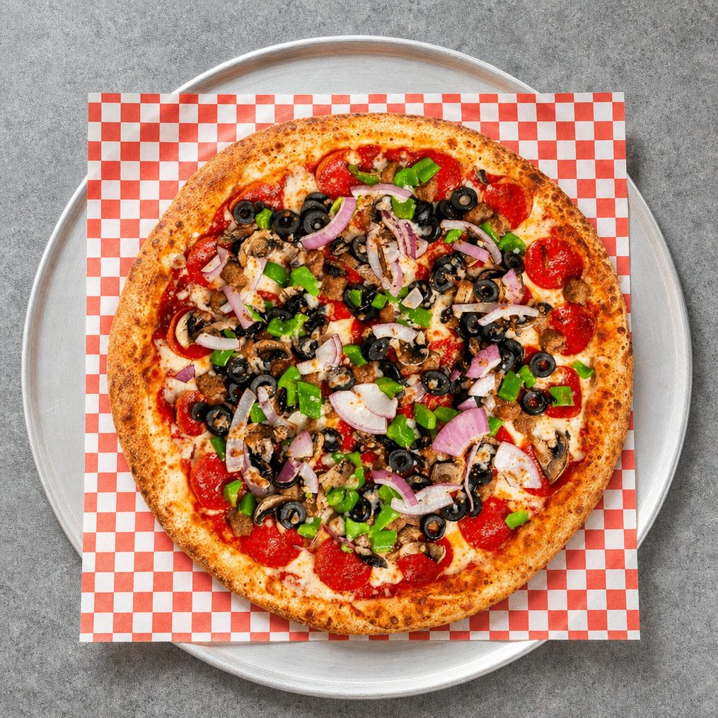 Special Supreme Pizza (12" Medium).