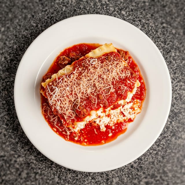 Meat Lasagna dinner.