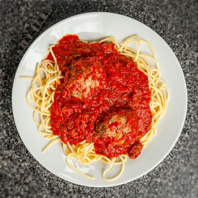 A la Carte Spaghetti with Meatballs.