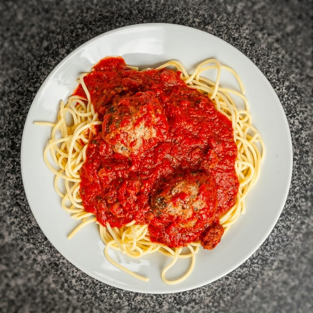 A la Carte Spaghetti with Meat Sauce.