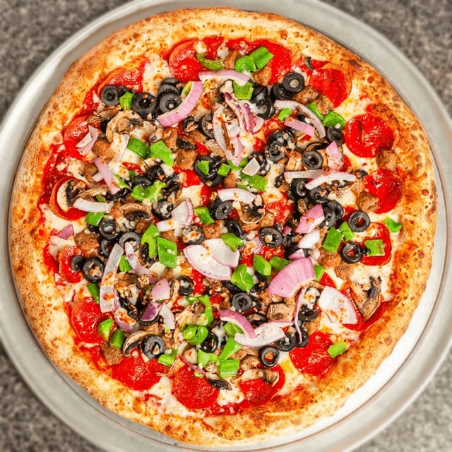 Special Supreme Pizza (8" Mini).