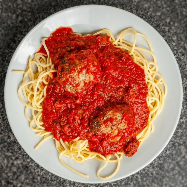 A la Carte Spaghetti with Meatballs.