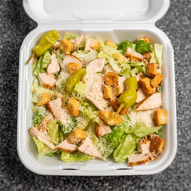 Chicken Caesar Salad.